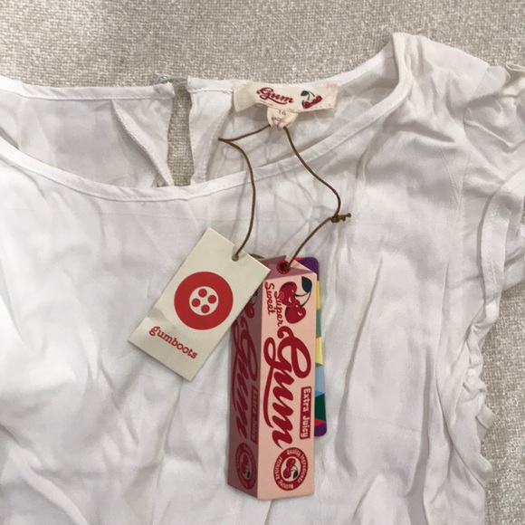 Smocked Dress with flutter sleeves - Picture 3 of 5